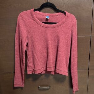 Old Navy Waffle Knit Long Sleeve Top